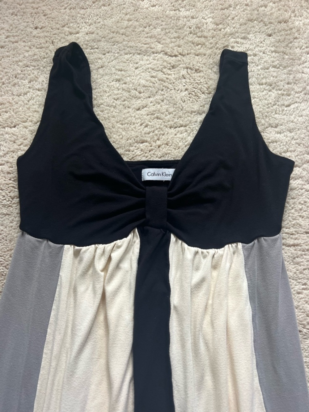 Calvin Klein Colorblock Maxi Dress - Picture 2 of 4